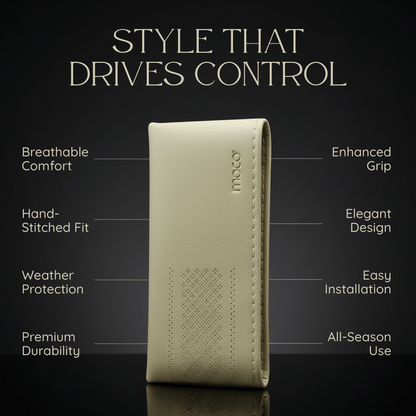 Leatherette Sewing Steering Cover (2x Comfort)