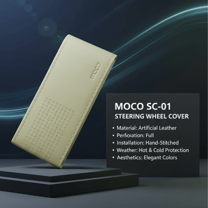 Leatherette Sewing Steering Cover (2x Comfort)