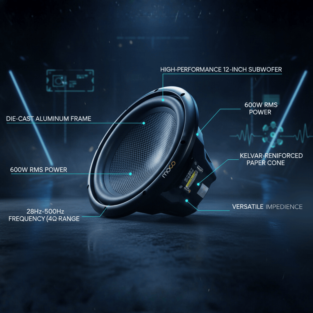 12" Subwoofer with RMS 600W