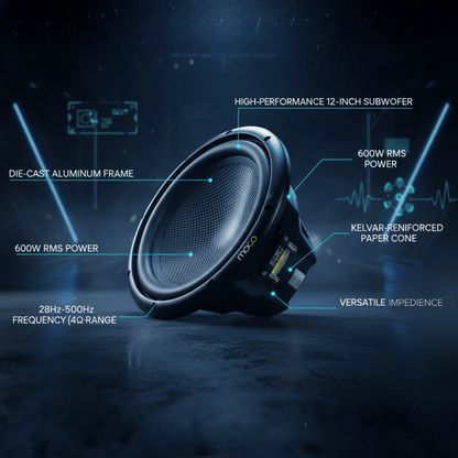 12" Subwoofer with RMS 600W
