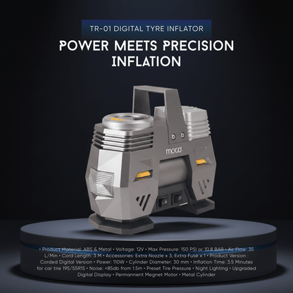 Heavy Duty Tire Inflator with Digital Display