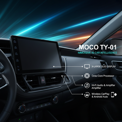 11.5" OE Toyota Innova Hycross Multimedia Player 8GB+128GB 2K OLED Professional DSP CPAA 360° BV Support