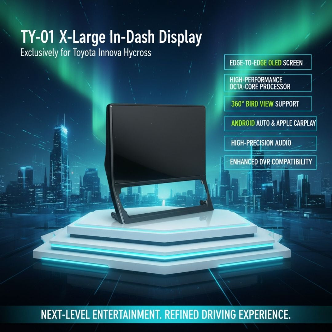 11.5" OE Toyota Innova Hycross Multimedia Player 8GB+128GB 2K OLED Professional DSP CPAA 360° BV Support