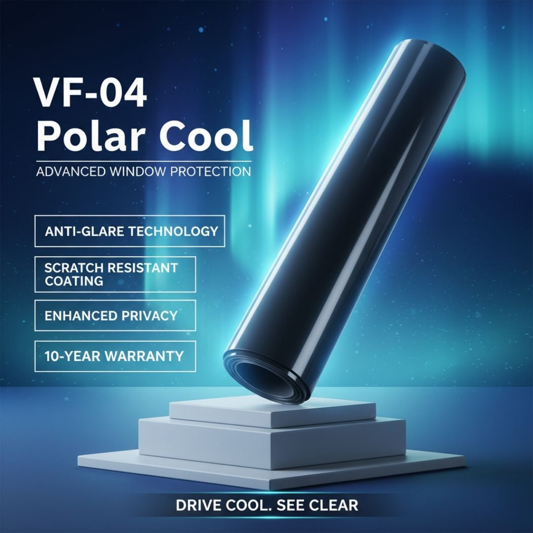 4K Nano Ceramic Windshield Film (ICE-NOVA) Max. Heat Rejection - Blue Shade (Front)