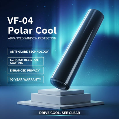 4K Nano Ceramic Windshield Film (ICE-NOVA) Max. Heat Rejection - Blue Shade (Front)