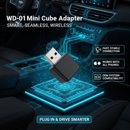 Mini Cube Car Play Adapter
