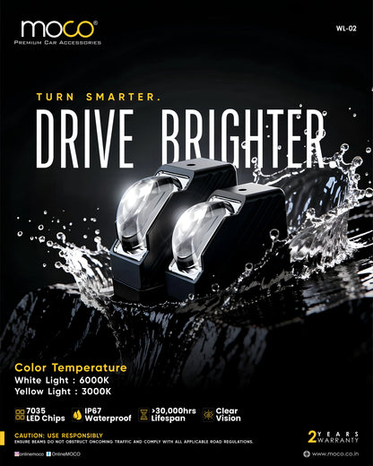 50W Super Bright Spot Beam Corner Light