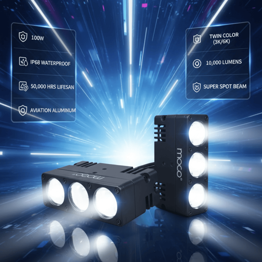 110 Watts 3 Lens Bumper Grille Light (3000K+6000K) Combo