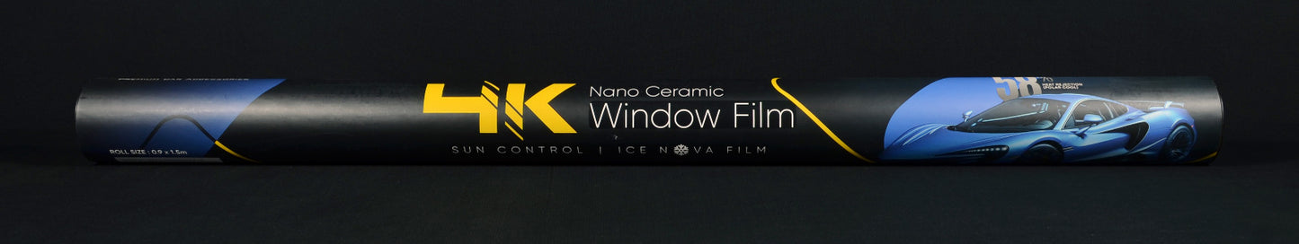 4K Nano Ceramic Windshield Film (ICE-NOVA) Max. Heat Rejection - Blue Shade (Front)