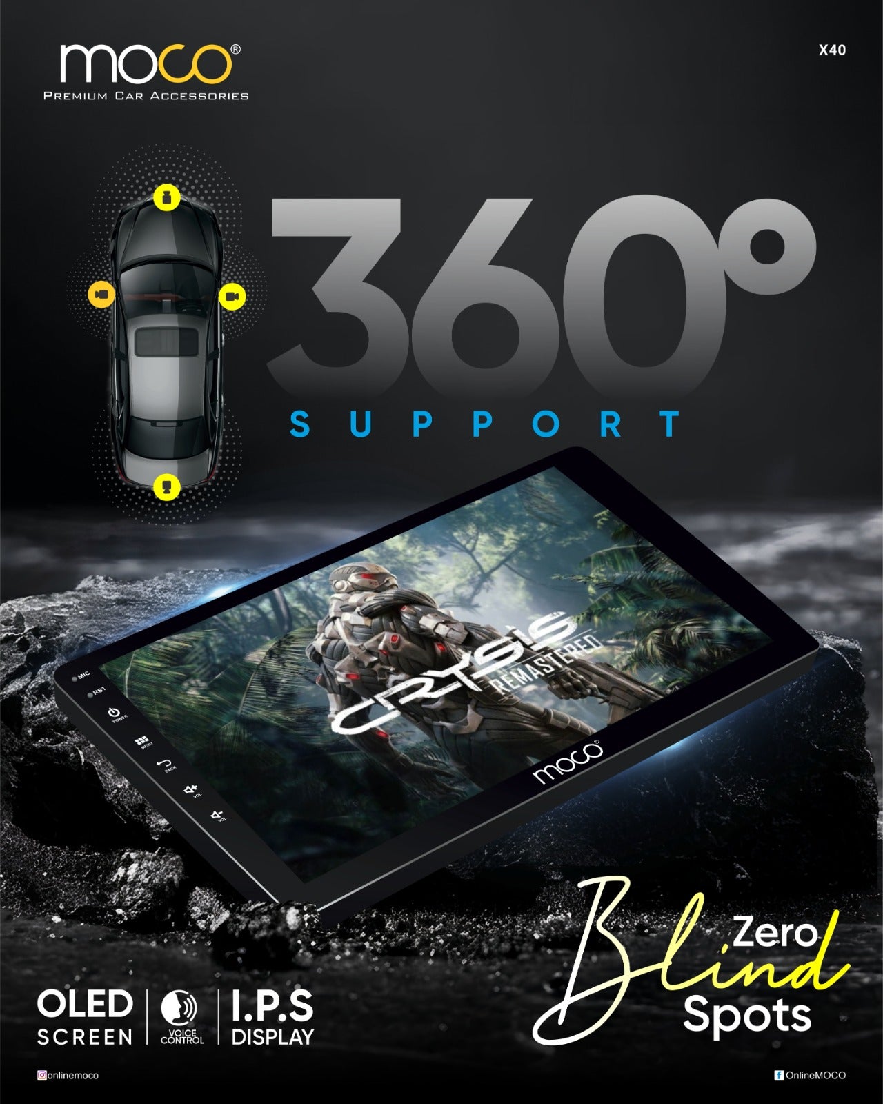 4GB + 64GB Performance Player with 4.2 CH Out, OLED, DSP & 360° Support