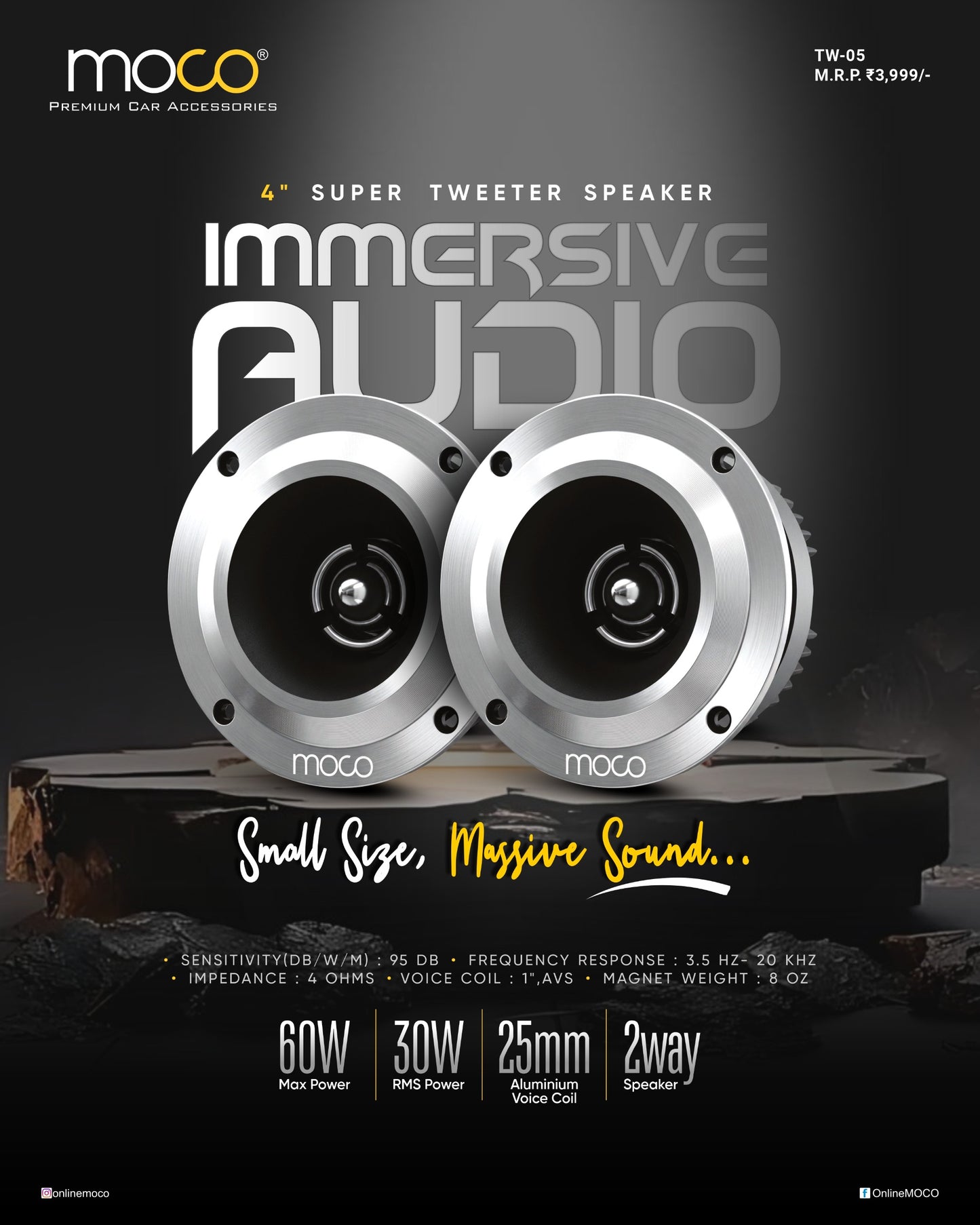 TW-05-4" Super Tweeter Speaker