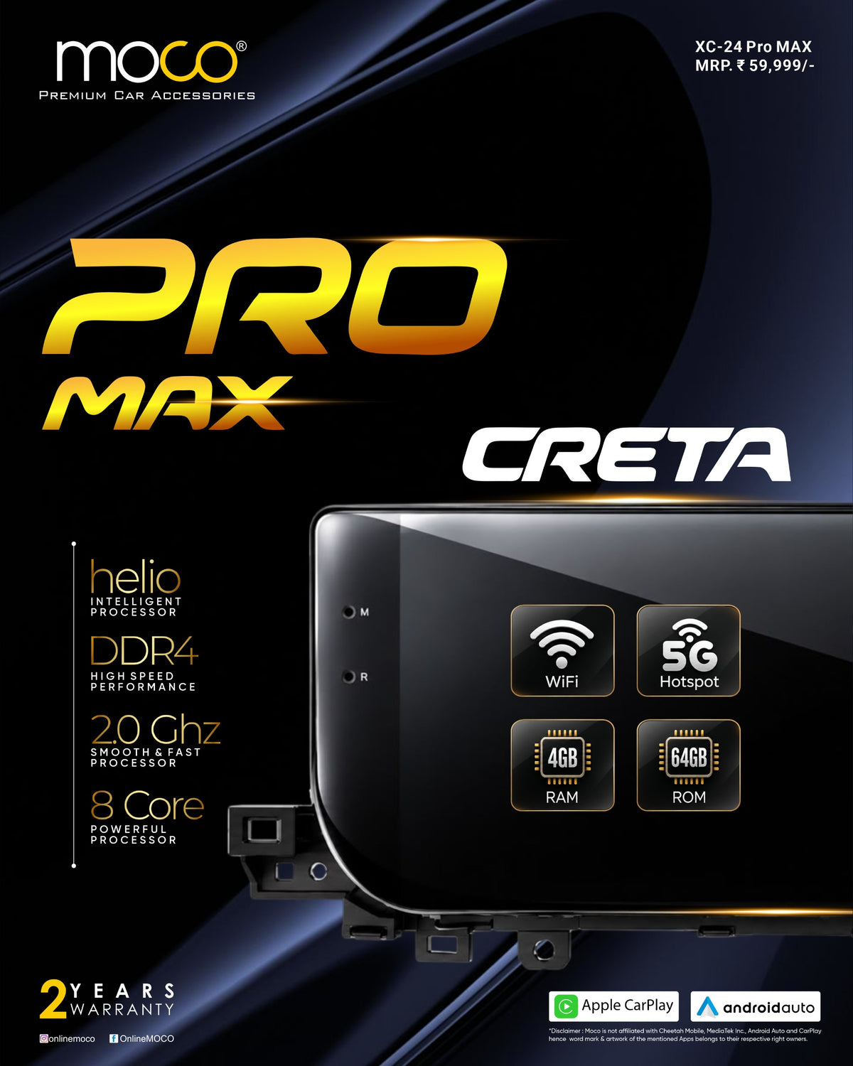 XC-24 Pro Max Multimedia Player (Creta)