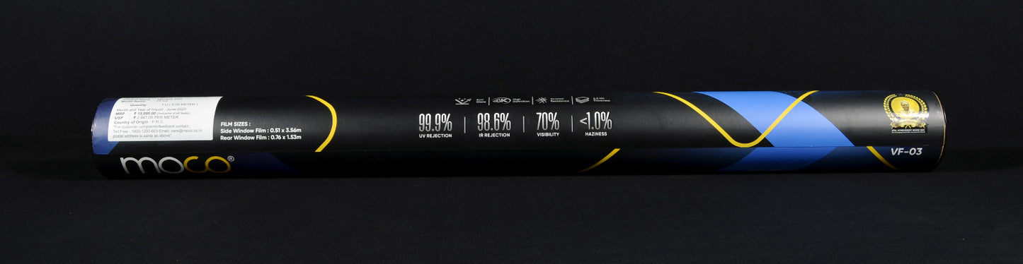 4K Nano Ceramic Window Film (ICE-NOVA) Max. Heat Rejection - Blue Shade ( (Side & Back)