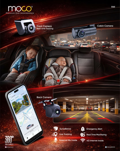 6GB + 128GB with 3-Way Security Cameras, ChatGPT, DSP, 360° Support