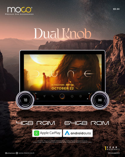 4GB + 64GB Dual Knob, Wi-Fi 4 Core Processor, ChatGPT, 360° Support