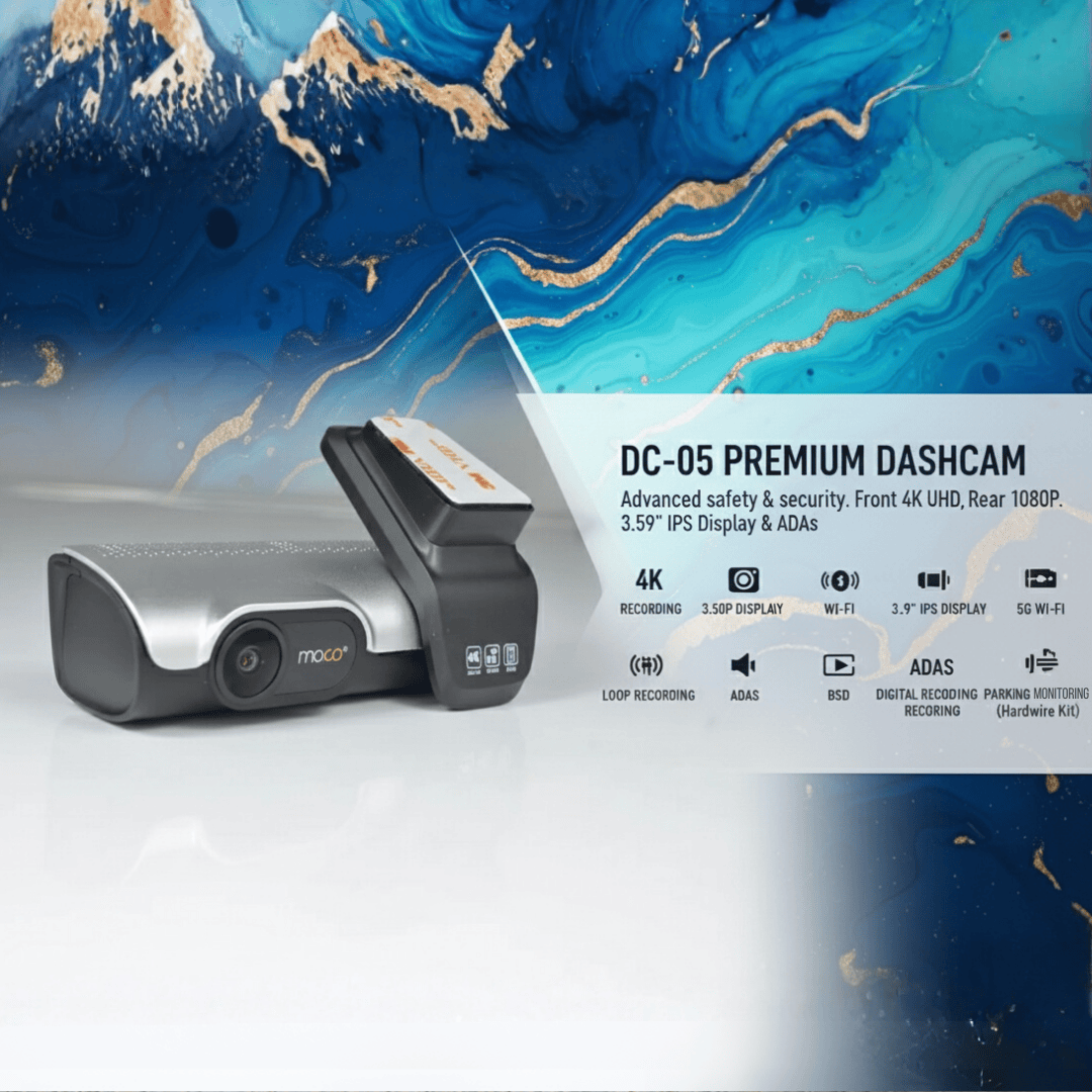 2CH Dash Cam (4K+1K) in-built ADAS WiFi Mobile App Control