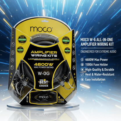 Upgraded 0 Gauge Amplifier Wiring Kit