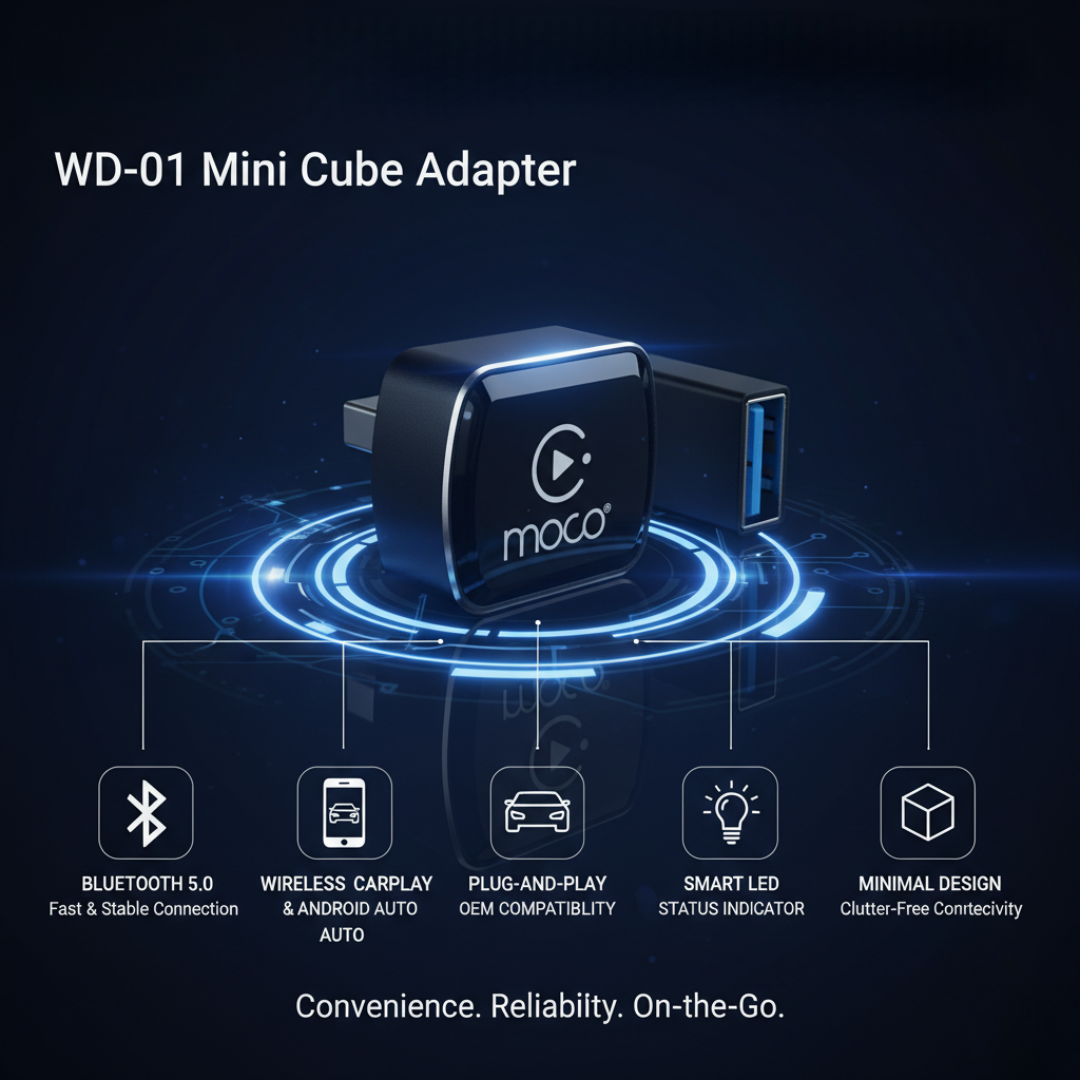 Mini Cube Car Play Adapter