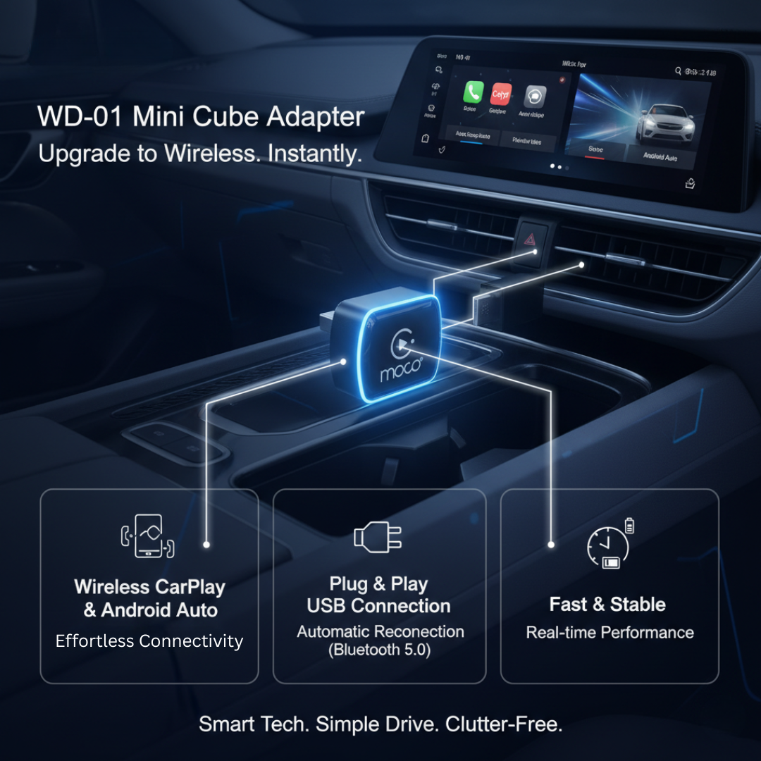 Mini Cube Car Play Adapter